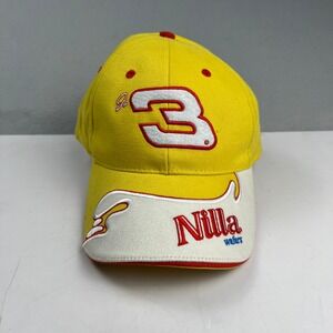 Winners Circle NASCAR Hat Mens OSFM Yellow Dale Jr #3 Nilla Wafers Racing Cap